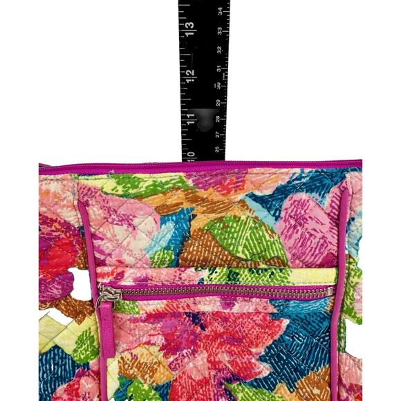 Vera Bradley Iconic Hipster Crossbody Bag Floral Quilted Cotton Superbloom NWOT - Picture 16 of 16